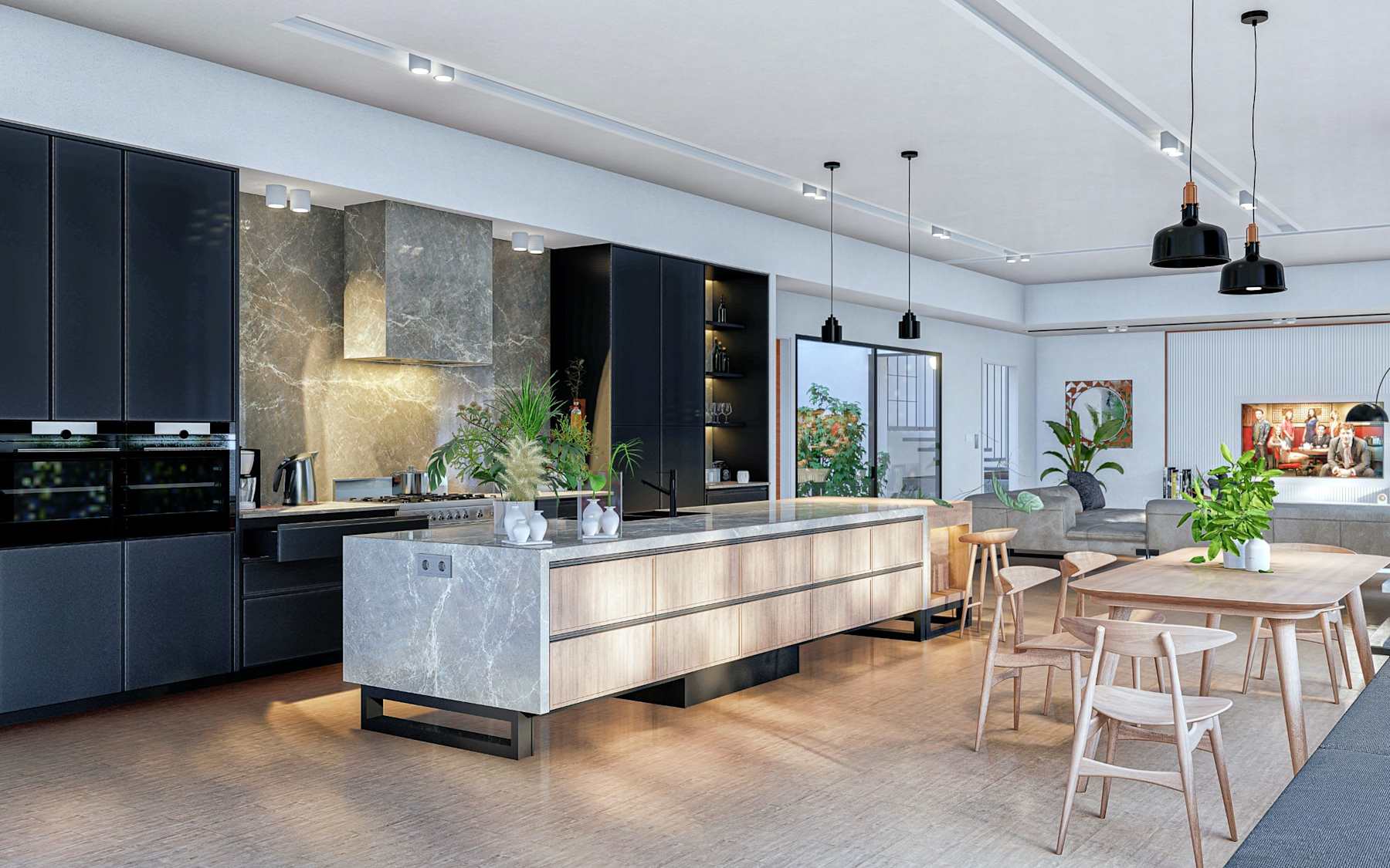 Luxury home interior