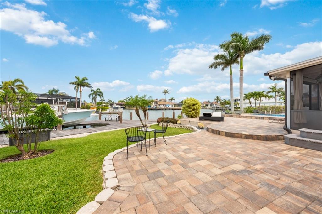 Pool and dock in daylight